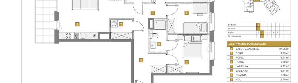 Mieszkanie w inwestycji: Apartamenty Beethovena etap 2