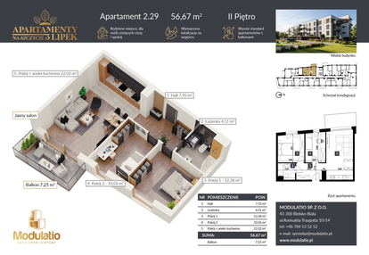 Mieszkanie w inwestycji: Apartamenty na Szczycie 3 Lipek