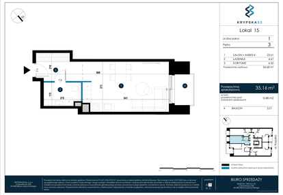 Mieszkanie w inwestycji: Krypska 33