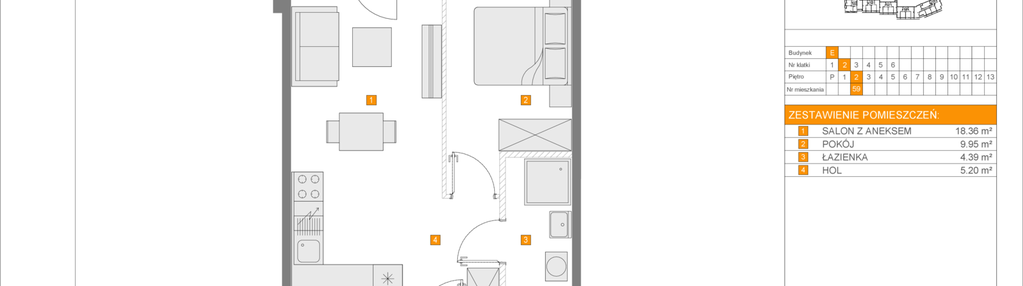 Mieszkanie w inwestycji: Apartamenty Literacka etap 2.2