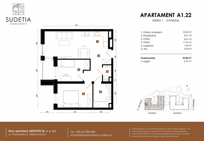 Mieszkanie w inwestycji: Apartamenty Sudetia