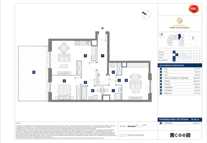 Mieszkanie w inwestycji: Apartamenty Park Matecznego Etap 1
