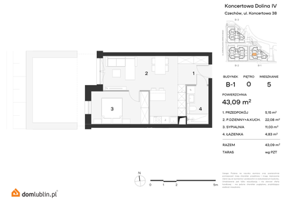 Mieszkanie w inwestycji: Koncertowa Dolina