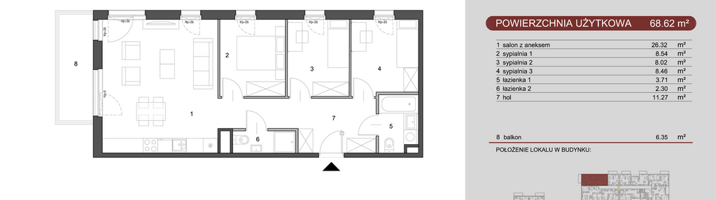 Mieszkanie w inwestycji: CUKROWNIA
