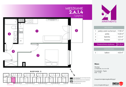 Mieszkanie w inwestycji: 2M Apartments Etap III