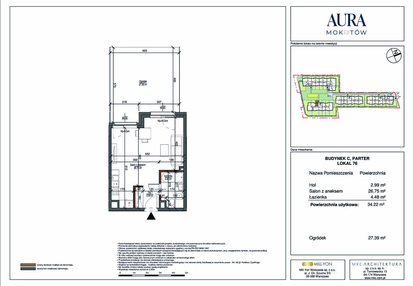 Mieszkanie w inwestycji: Aura Mokotów II
