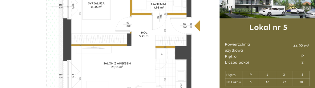 Mieszkanie w inwestycji: Apartamenty 3 Maja