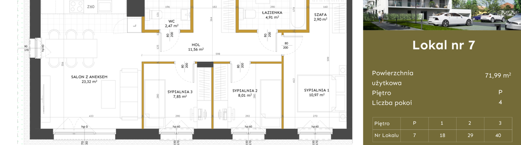 Mieszkanie w inwestycji: Apartamenty 3 Maja