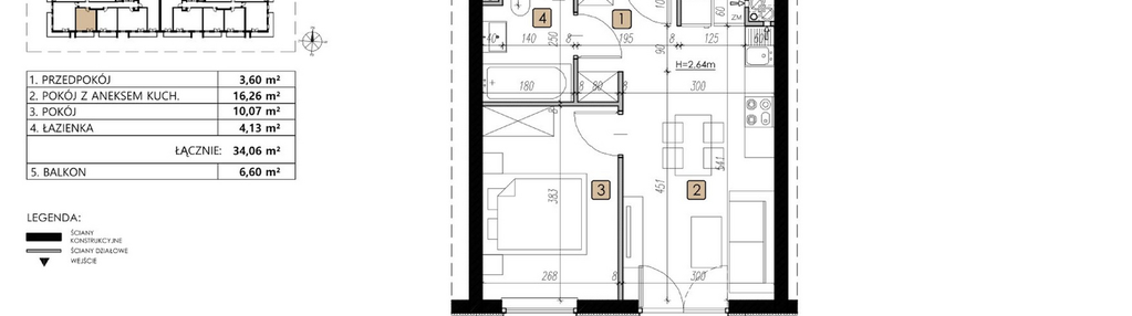 Mieszkanie w inwestycji: Jemiołuszki Park