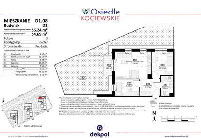 Mieszkanie w inwestycji: Osiedle Kociewskie etap III