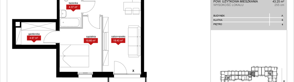 Mieszkanie w inwestycji: Atrium - Nowy Szczepin