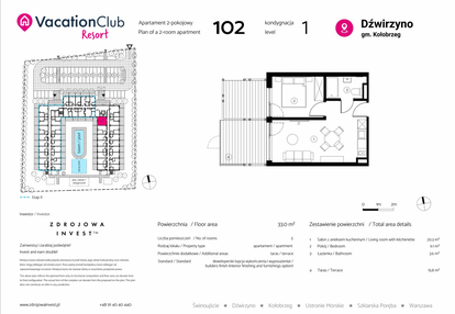 Mieszkanie w inwestycji: VacationClub Resort