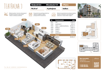 Mieszkanie w inwestycji: Teatralna 3