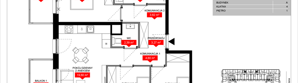 Mieszkanie w inwestycji: Osiedle Bociana 5