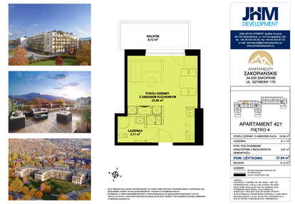 Mieszkanie w inwestycji: Apartamenty Zakopiańskie