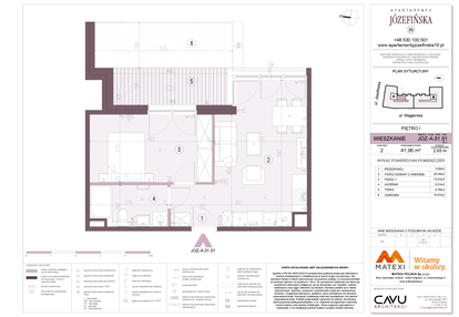 Mieszkanie w inwestycji: Apartamenty Józefińska