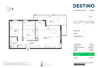 Mieszkanie w inwestycji: Destino