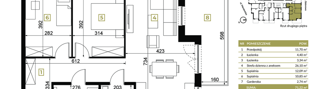 Mieszkanie w inwestycji: Apartamenty Balonowa