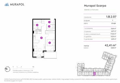 Mieszkanie w inwestycji: Murapol Scarpa