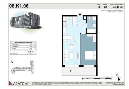 Mieszkanie w inwestycji: Langiewicza 37