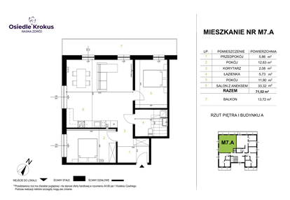 Mieszkanie w inwestycji: Osiedle Krokus etap IV