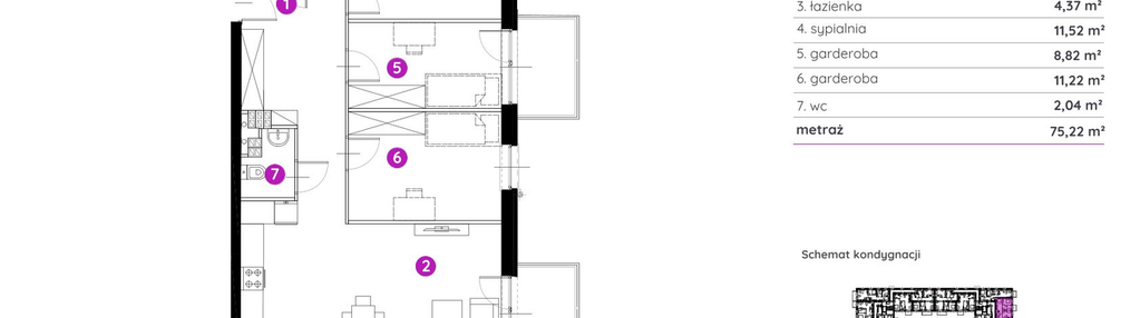 Mieszkanie w inwestycji: Murapol Trzy Lipki etap II