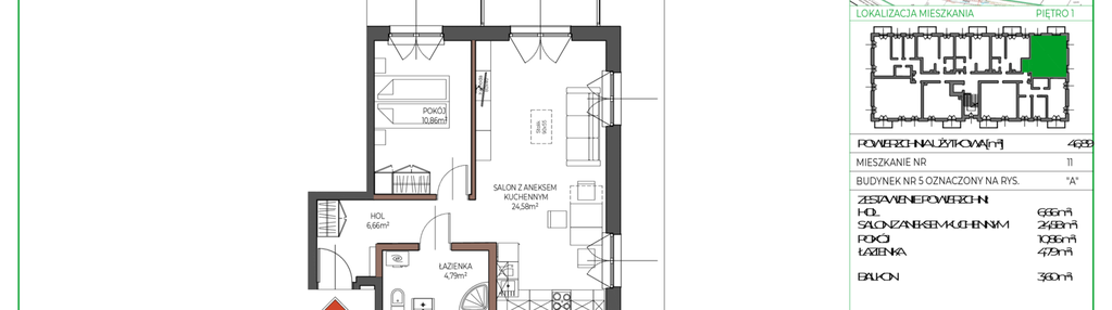 Mieszkanie w inwestycji: Osiedle Polna bud. 5