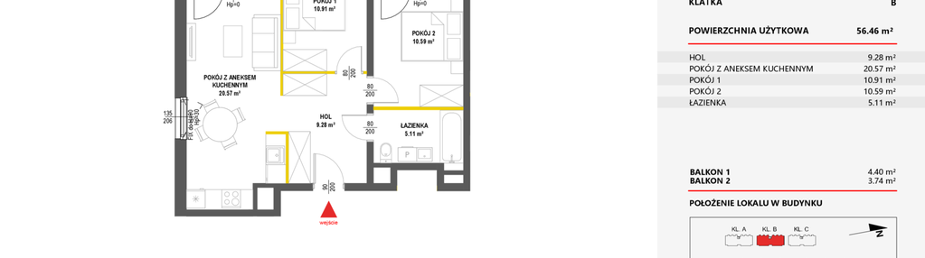 Mieszkanie w inwestycji: Miasteczko Nova Fala 2