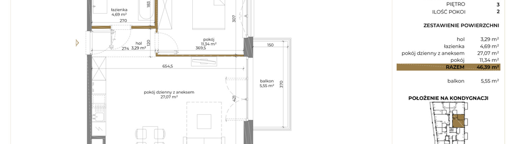 Mieszkanie w inwestycji: Cieszyńska 9 budynek B i C