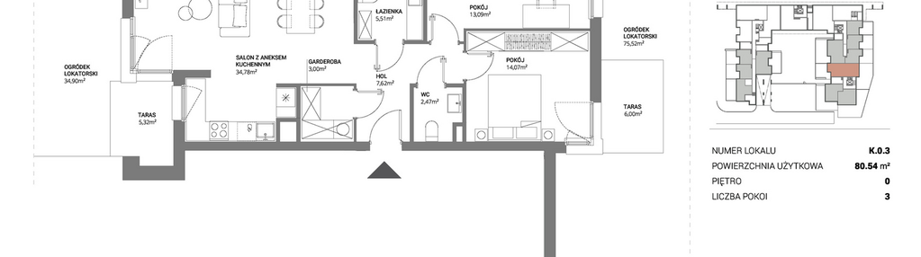 Mieszkanie w inwestycji: Łopuszańska 47 - etap 3
