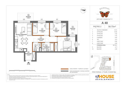 Mieszkanie w inwestycji: Apartamenty Rusałki
