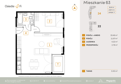 Mieszkanie w inwestycji: Osiedle Fi bud. 22, 24
