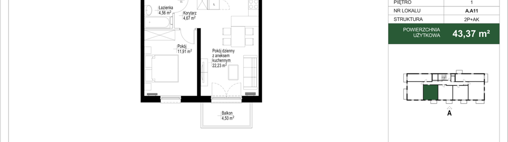 Mieszkanie w inwestycji: Sielskie Podolany