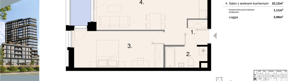 Mieszkanie w inwestycji: Sky Trust etap II - Apartamenty inwestycyjne