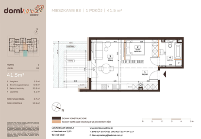 Mieszkanie w inwestycji: Domkove Widzew
