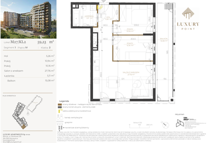 Mieszkanie w inwestycji: LUXURY POINT