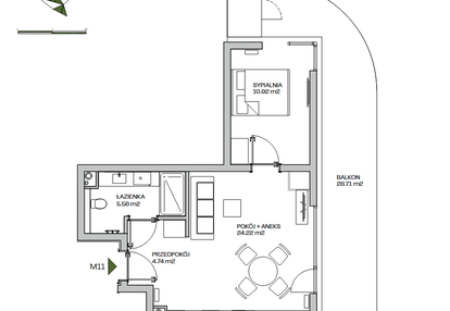 Mieszkanie w inwestycji: Zielona Marina - Apartamenty inwestycyjne