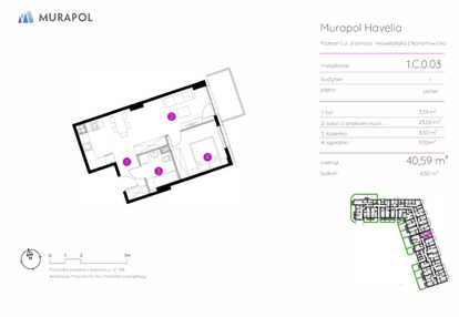 Mieszkanie w inwestycji: Murapol Havelia
