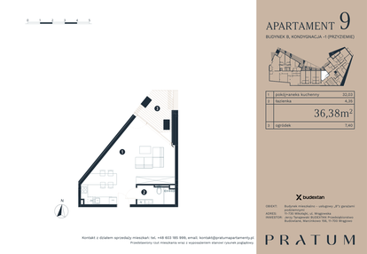 Mieszkanie w inwestycji: Pratum Apartamenty Etap I