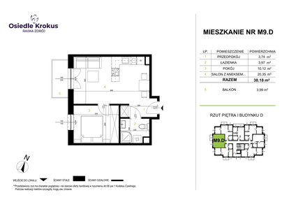 Mieszkanie w inwestycji: Osiedle Krokus etap IV