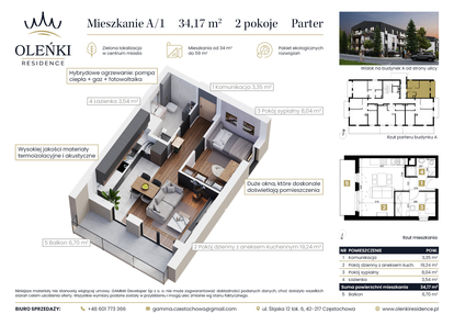 Mieszkanie w inwestycji: Oleńki Residence