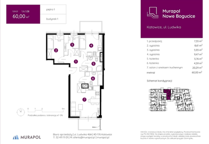 Mieszkanie w inwestycji: Murapol Nowe Bogucice