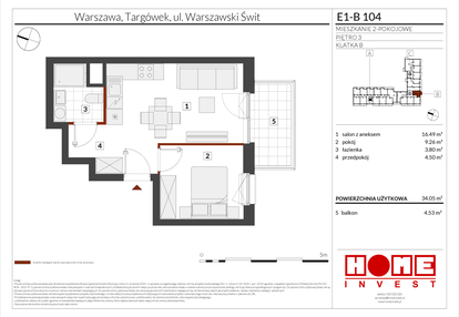 Mieszkanie w inwestycji: Warszawski Świt etap X
