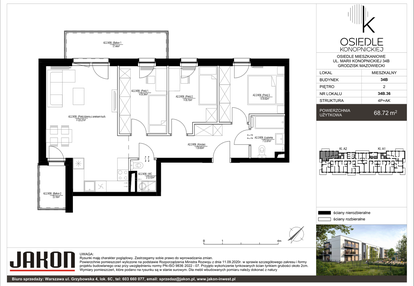 Mieszkanie w inwestycji: Osiedle Konopnickiej etap II