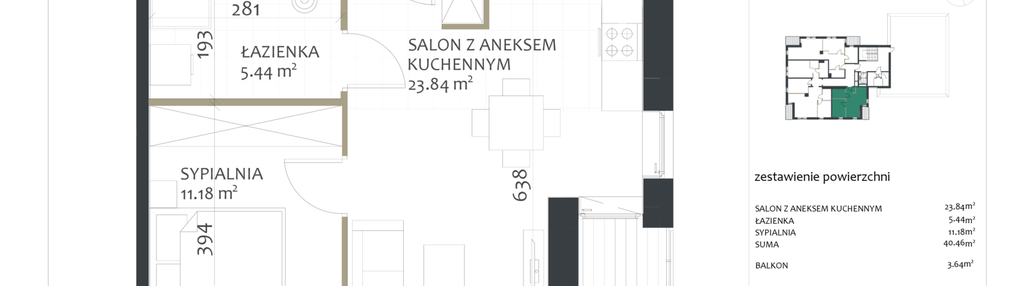 Mieszkanie w inwestycji: Sosnovia
