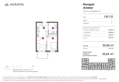 Mieszkanie w inwestycji: Murapol Aviator