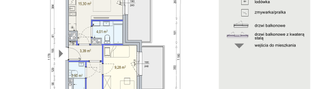 Mieszkanie w inwestycji: Modern Mokotów etap 6, budynek F1 i F2