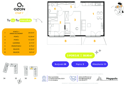 Mieszkanie w inwestycji: Osiedle Ozon etap VII
