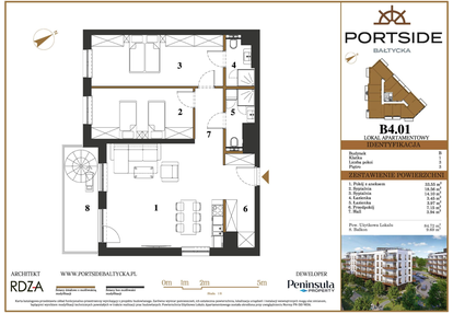 Mieszkanie w inwestycji: Portside Bałtycka