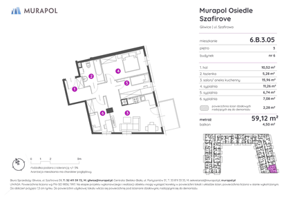 Mieszkanie w inwestycji: Murapol Osiedle Szafirove